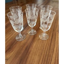 Libbey Rock Sharpe Crystal Garland Juice Glas...
