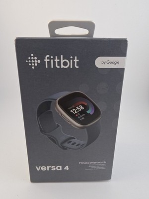 Fitbit Versa 4 Activity and Fitness Tracker Waterfall Blue Smartwatch By Google.