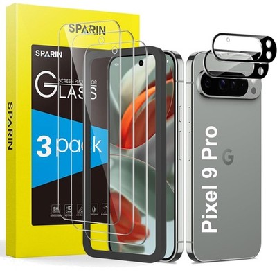 Schutzfolie Google Pixel 9 Pro 9H Glas Kamera Rahmen Hochglanz transparent