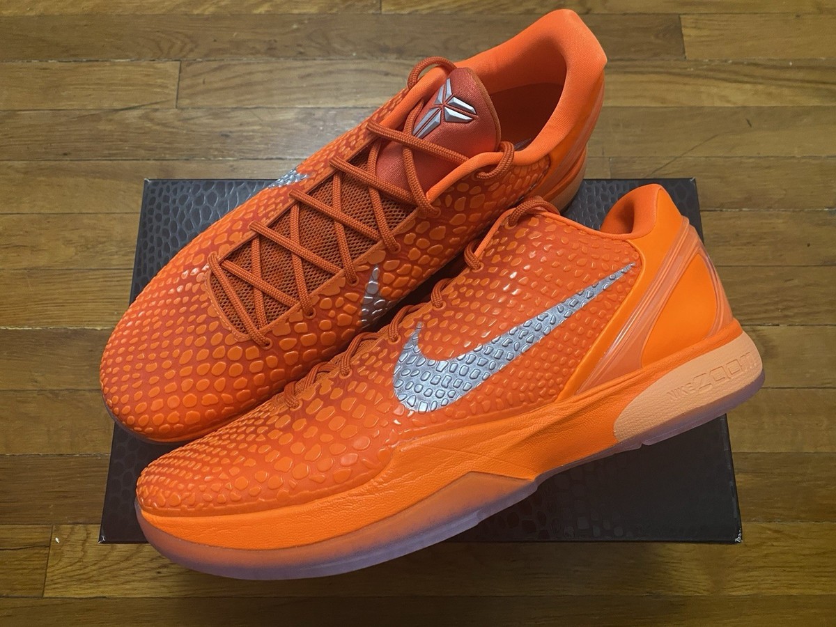 Size 11, 12, 17 - Nike Kobe 6 Protro Total Orange Men's