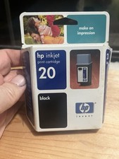 HP Genuine Original Inkjet Print Cartridge 20 Black For HP Printer Model 20