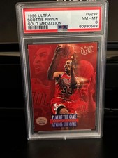 96-97 Ultra G-297 Scottie Pippen Gold Medallion PSA 8 Pop 1