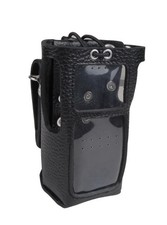 LCY006 Hytera Carrying Case - Soft Leather, Swivel, For High Capacity Battery