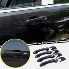 Dodge Durango 11-24 Gloss Black Door Handle Cover Protector Decor Trim Parts