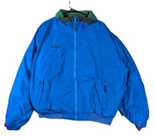 Columbia Mens XL Fleece Lined Ski Jacket Jacket 90s VTG Outdoor Coat Streetwear