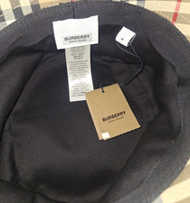 Burberry Womens Bucket Hat Medium Beige Check...