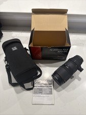 Sigma AF 70-200mm f2.8 APO DG EX HSM OS Lens Nikon 672 Complete w/ Box Manual