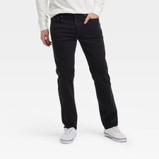 Goodfellow  Co Men's Slim Straight Leg Slim Straight Jeans Stretch Denim