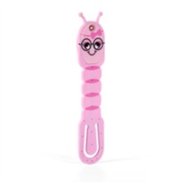 Flexilight Pals Leselicht Bookworm  pink  2 in 1 Leselampe by Thinking Gifts