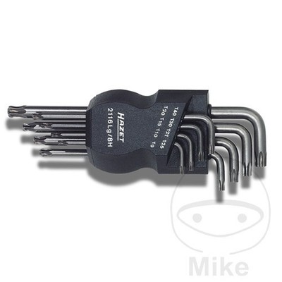 Alpha Technik set of 8 angle screwdrivers for screws T9-T40