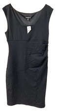 NWT Express Women 10 Black Sheath Dress Sleeveless Pointe Knit Short Party Event
