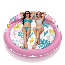Pool Floats Adult, Inflatable Tanning Pool - Extra Large Pool Floats for Adul...