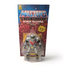Masters of the Universe MOTU Origins Horde Trooper shelfwear on card - Unpunched