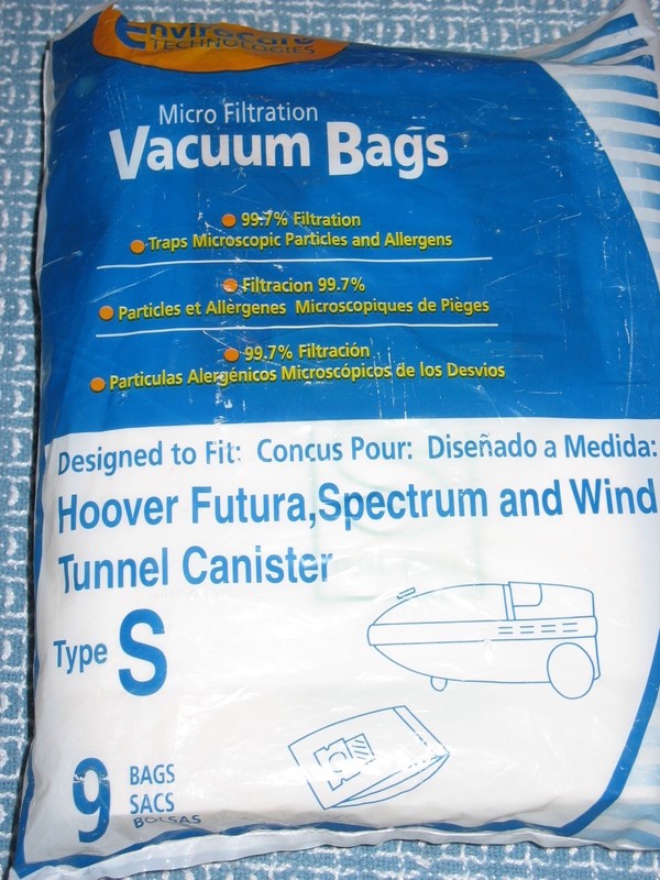 5 New Type S Canister Vacuum Cleaner Bags