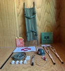 Vintage 1960's HASBRO GI Joe MARINE MEDIC COMPLETE SET w/MEDIC HELMET - Nice!