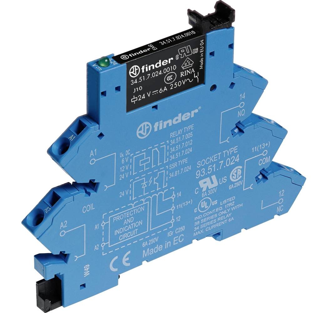 Interface relais 230V Finder pour la protection des sorties API