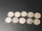 10 LOT PRE 1964 ROOSEVELT DIMES-$1 FACE VALUE-90% SILVER-CIRCULATED (B)