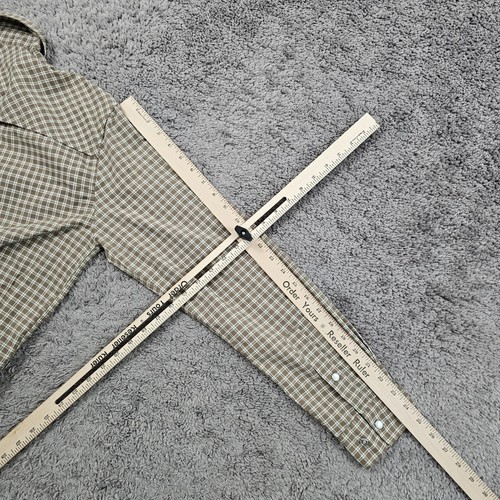 Howler Bros Shirt Mens Small S Brown Plaid Pearl Snap Western Long Sleeve Vented - Picture 11 of 14