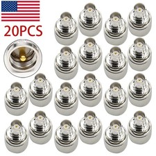 20 BNC Female to UHF Male PL-259 RF Coaxial Adapter Connectors for CB Ham Radio