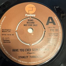 Stanley Turrentine - Have You Ever Seen The Rain 7" Vinyl Single Record