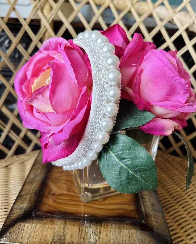 Трудно найти обруч для волос Mignonne Gavigan X LELA Pearl свадебная коллекция - Изображение 2 из 4