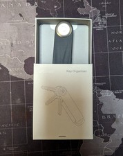 Orbitkey Key Organiser Active Jet Black- holds 2-7 keys and car keys.