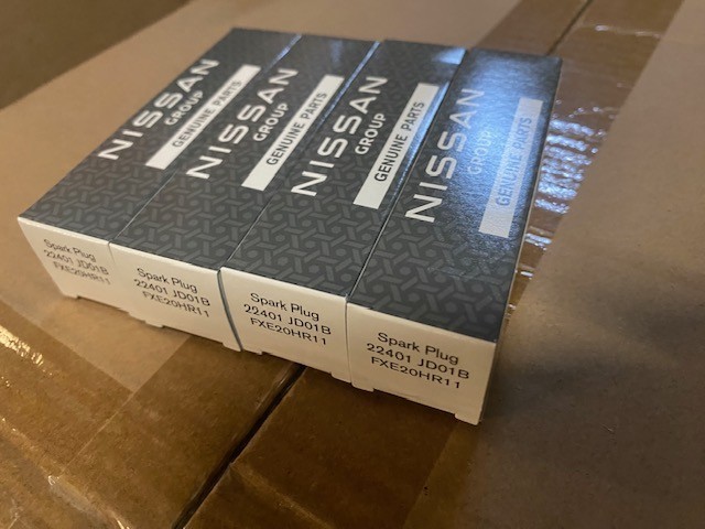 GENUINE NISSAN IRIDIUM SPARK PLUG BY DENSO - SET OF 4 22401-JD01B