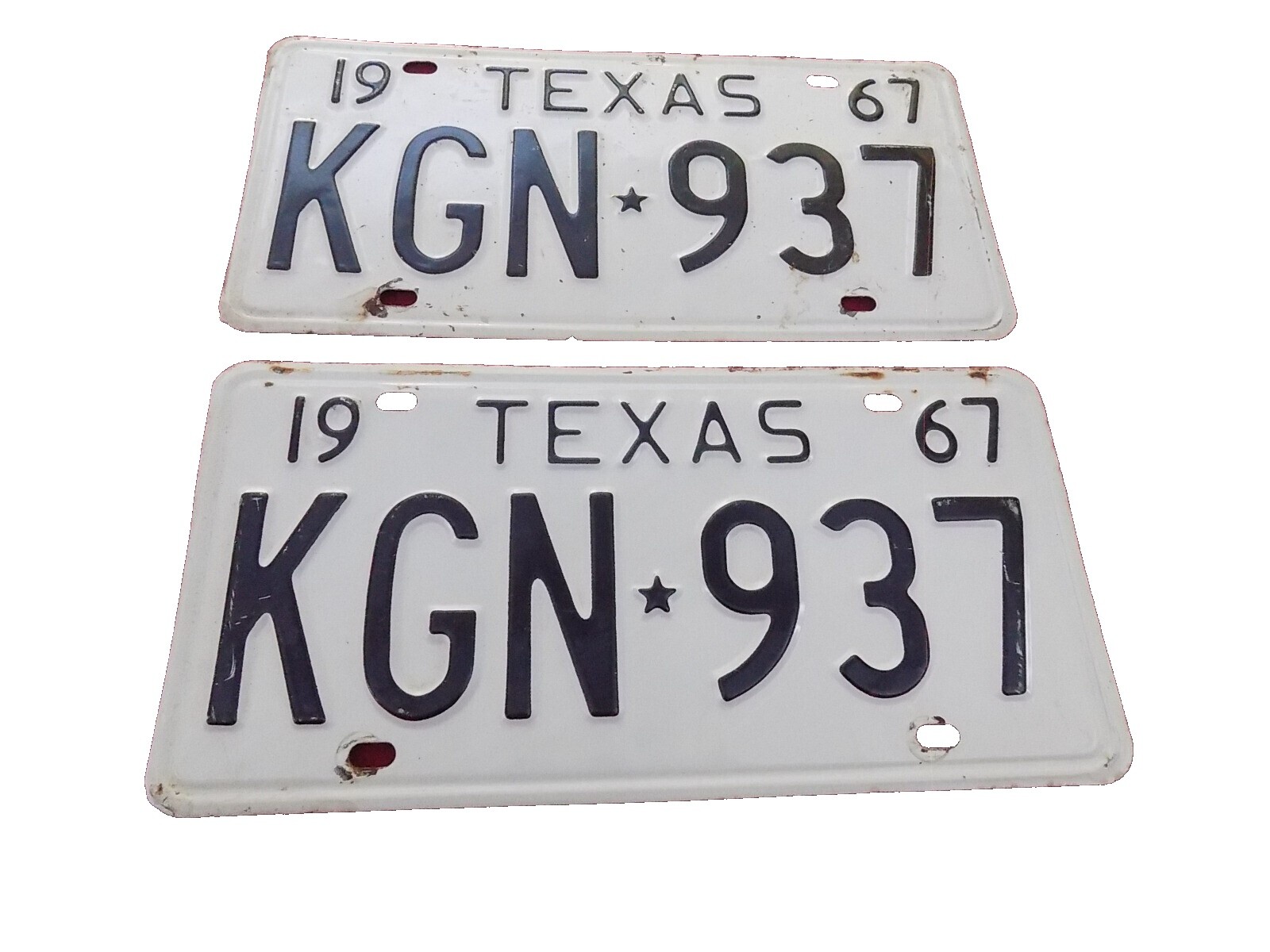 1967 Texas License Plates | eBay