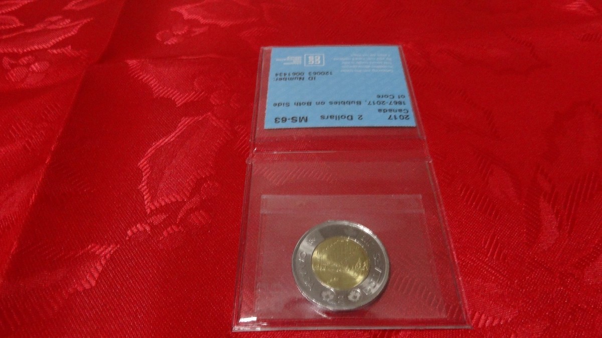 Rare Error- 1867-2017 Canada 150th Anniversary $2 Dollar Coin
