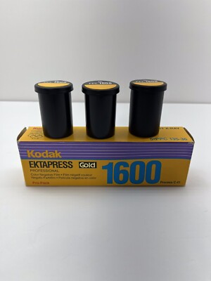 Kodak Ektapress Gold 1600 35mm Film 36 Exposure (3 ROLLS)