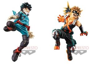 Banpresto My Hero Academia Figure King Of Artist Izuku Midoriya Katsumi Bakugo Ebay