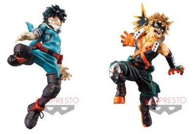 Banpresto My Hero Academia Figure King Of Artist Izuku Midoriya Katsumi Bakugo Ebay