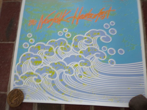 VINTAGE NORFOLK, VA 1980 HARBORFEST POSTER 30 1/2 X20 - Picture 6 of 16