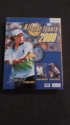 Alle Star Tennis 2000 PC CD ROM Große Kiste Multi Eng Verwendet