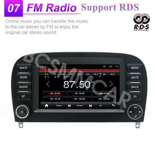 Fit For Mercedes Benz SL350 SL550 2005-2012 7in Car Stereo Radio SWC 4+32G W/Cam - Picture 22 of 22
