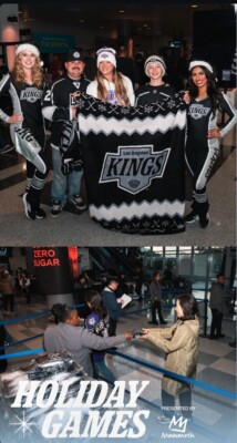 Los Angeles Kings Ugly Sweater Fleece Blanket SGA 12/29/24 Presented By Mammoth