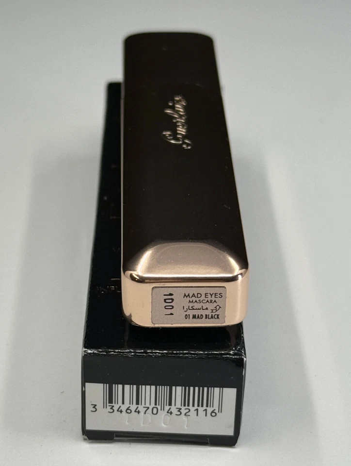 Guerlain Mad Eyes Mascara Buildable Volume 0.28oz #01 Mad Black NIB - Image 4 of 4