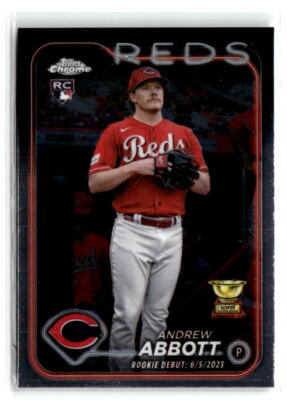 2024 Topps Chrome Update #USC34 Andrew Abbott RC Reds