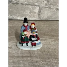 Little Family Christmas Figure Statue Holiday Decor