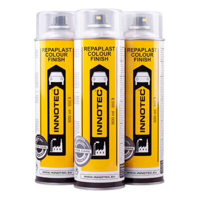 Innotec Repaplast Colour Finish Better Care Kunststofflack 500 ml, silbergrau
