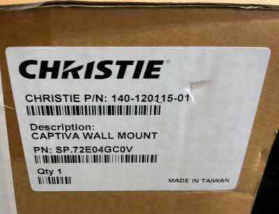 Christie 140-120115-01 - Captiva Wall Mount