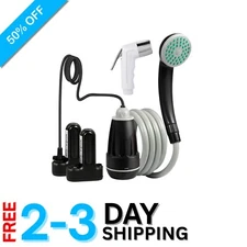 Lightweight Rechargeable Camp Shower with Electric Pump for On-the-Go Adventures