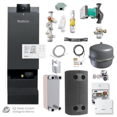 Buderus Logaplus Paket W503 GB272-125 Gas Brennwertgerät RC310 Platten WT