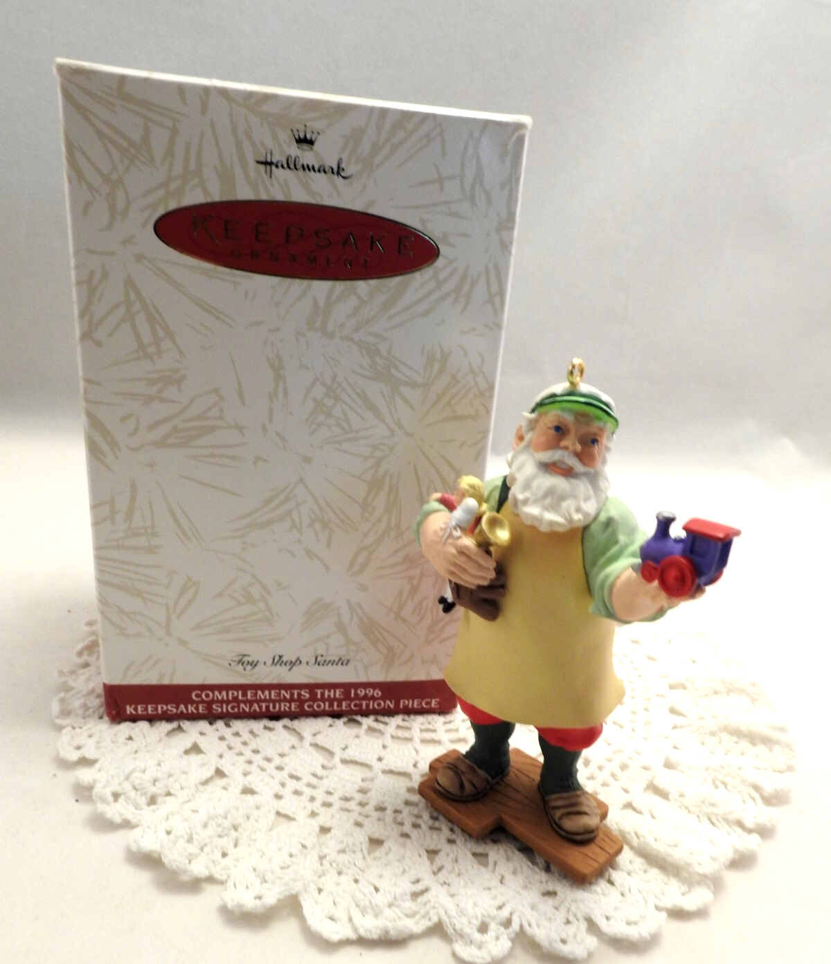 1996 Hallmark Santa Toy Shop Ornament - Perfect for Collectors