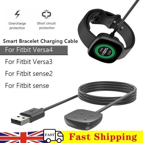 Magnetyczny kabel ładujący USB do Fitbit Versa 4/3 / Fitbit Sense 2/1 (1 szt 100cm)