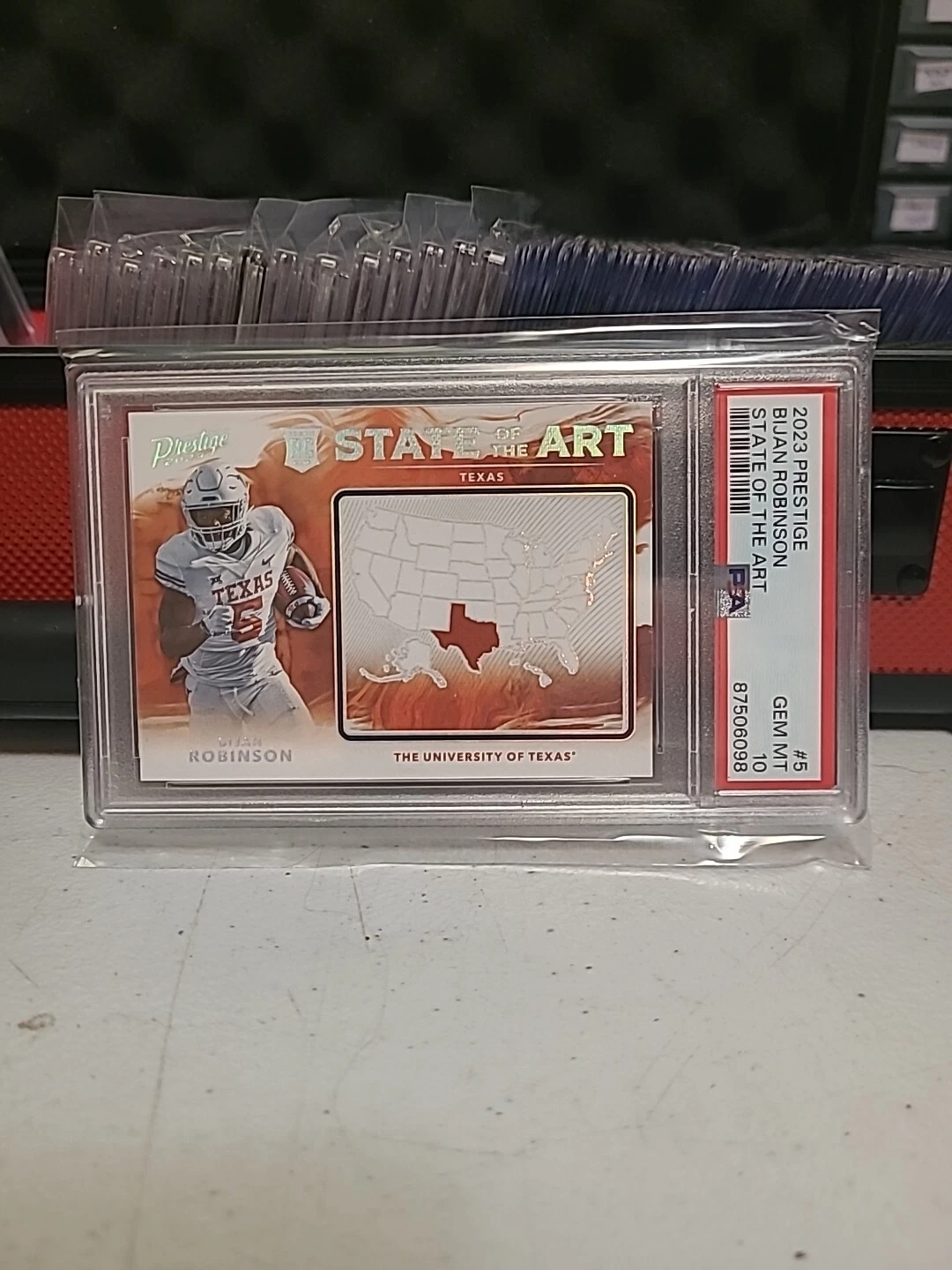 Bijan Robinson Panini Prestige State of the Art #5 Base