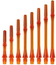 COSMO FIT SHAFT GEAR SLIM-SPINNING DART SHAFTS - CLEAR ORANGE - SET OF 3