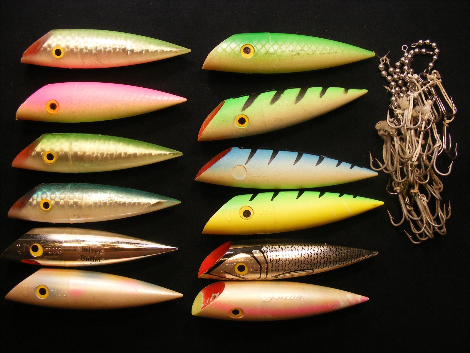 12 Luhr Jensen J plug Salmon fishing lure, bait with hooks 5inch long