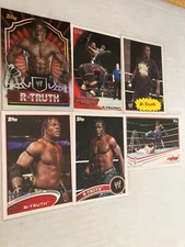 R-truth Ron killings 6 topps wrestling cards see scan born in charlotte NC