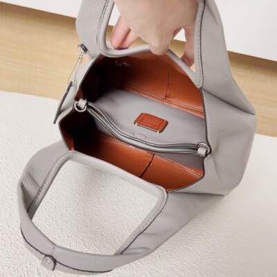 COACH LANA SHOULDER 2WAY BAG CM545 Gray Outlet NEW | eBay